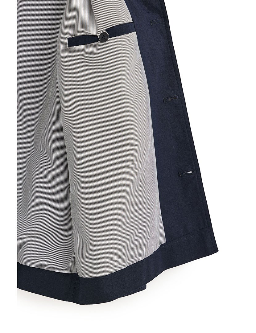 Sobretudo Regular Fit Azul