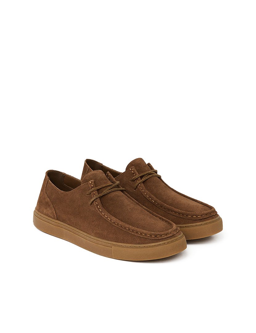 Sapatos Wallaby Suede Castanho