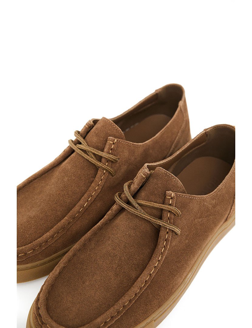 Sapatos Wallaby Suede Castanho