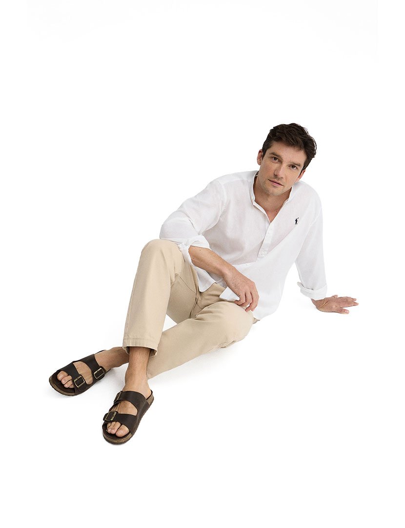 Sandálias Homem Bio Castanho