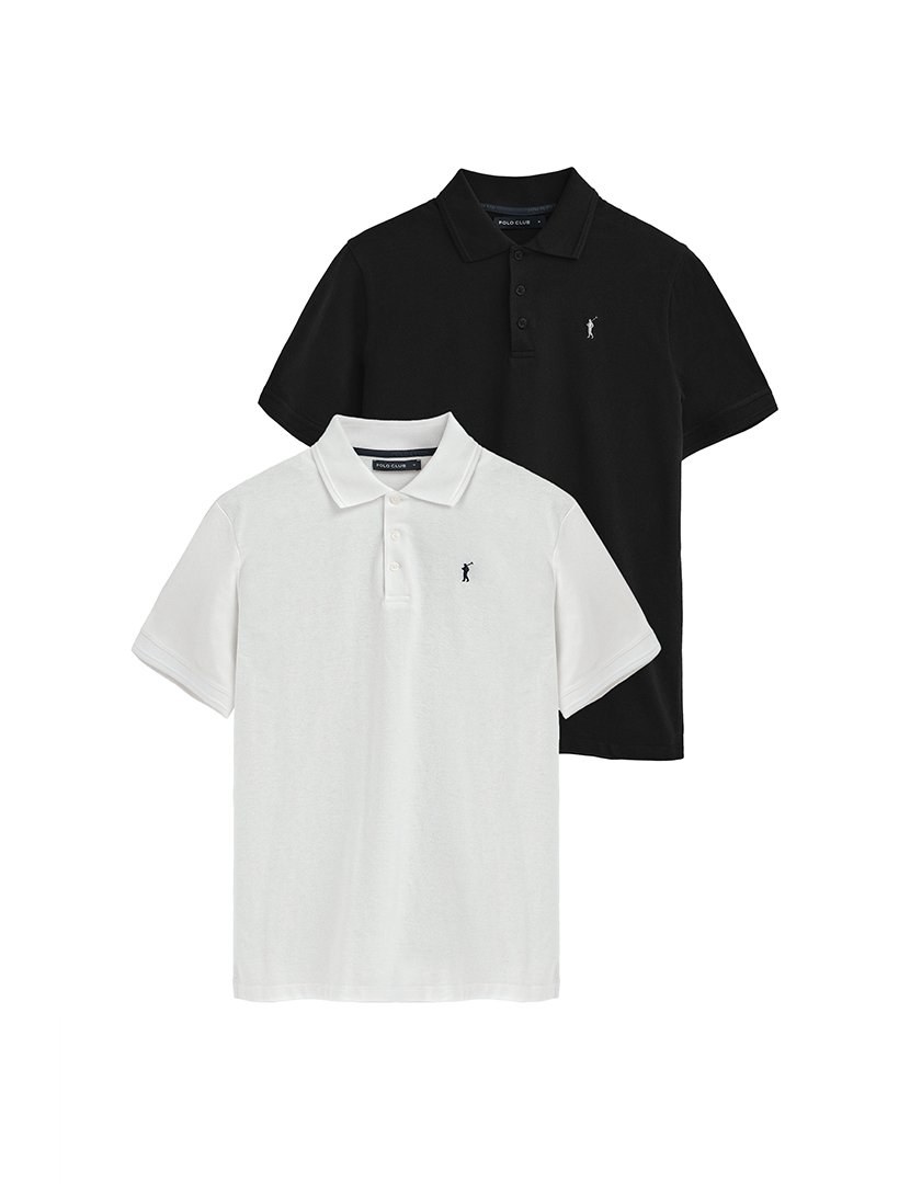 Pack 2 Pólos Regular Fit Multicor