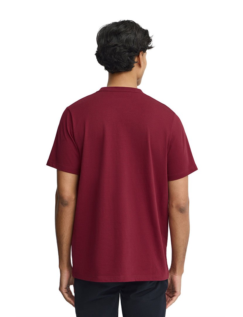 T-Shirt Regular Fit Bordô