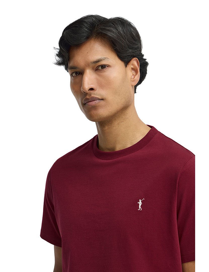 T-Shirt Regular Fit Bordô