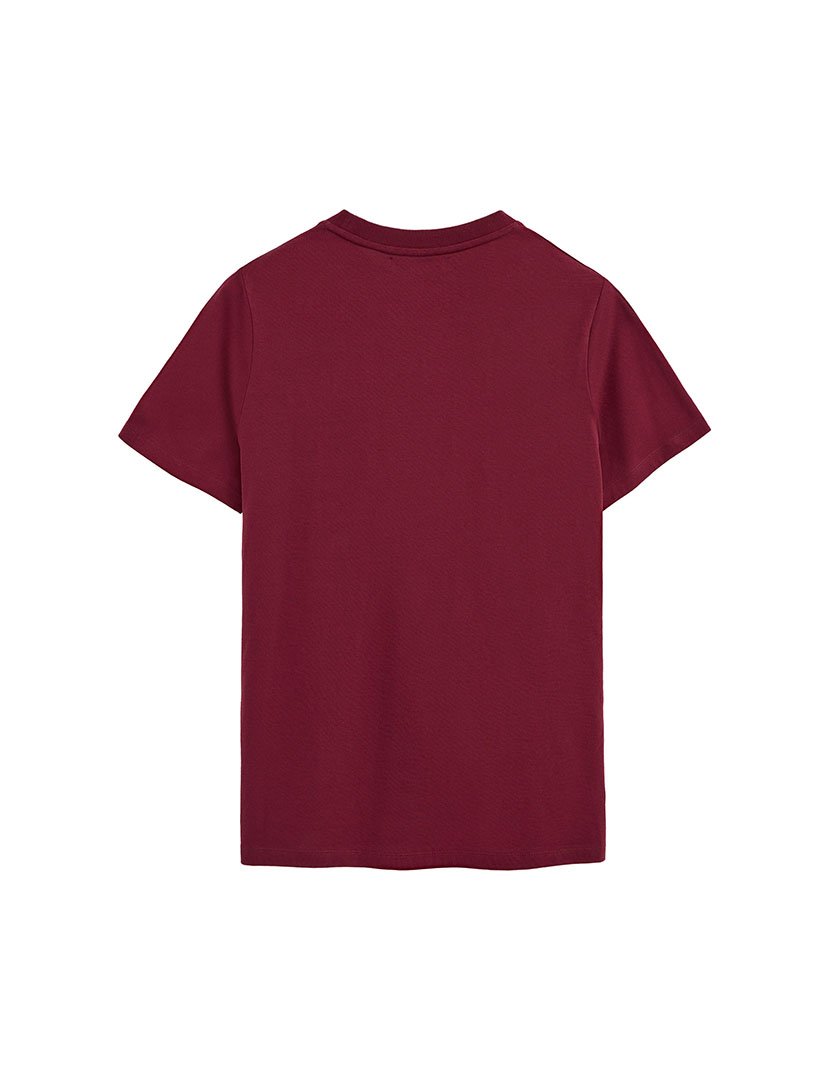 T-Shirt Regular Fit Bordô