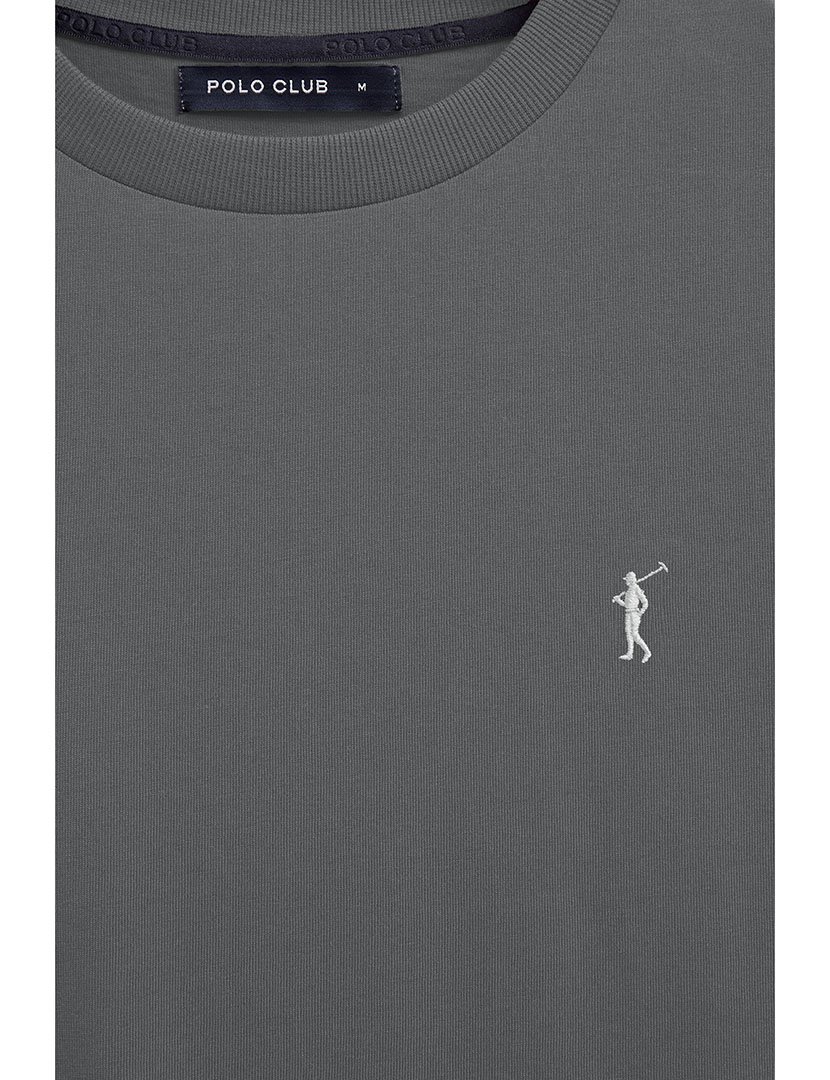 T-Shirt Regular Fit Cinzento