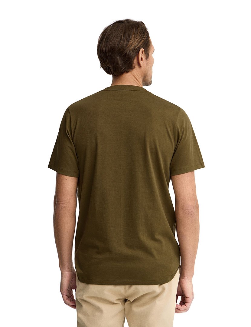 T-Shirt Regular Fit Verde Khaki