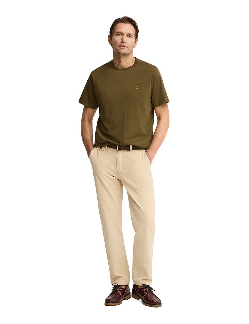 T-Shirt Regular Fit Verde Khaki