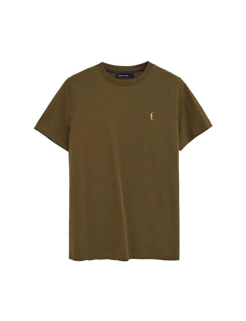 T-Shirt Regular Fit Verde Khaki