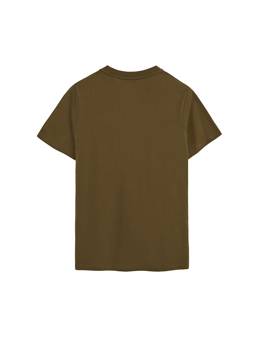 T-Shirt Regular Fit Verde Khaki