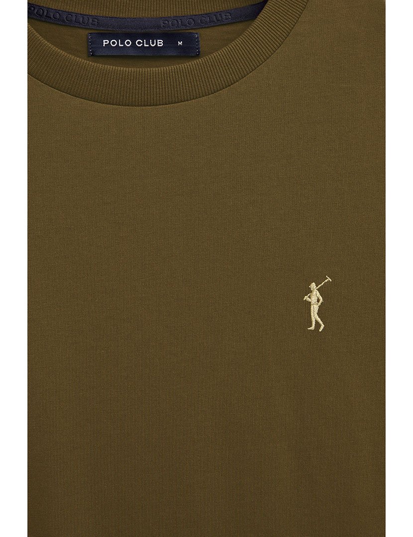 T-Shirt Regular Fit Verde Khaki