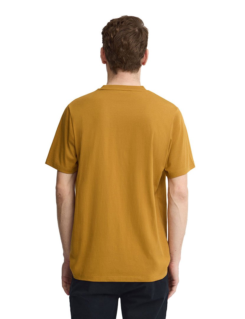 T-Shirt Regular Fit Amarelo Mostarda