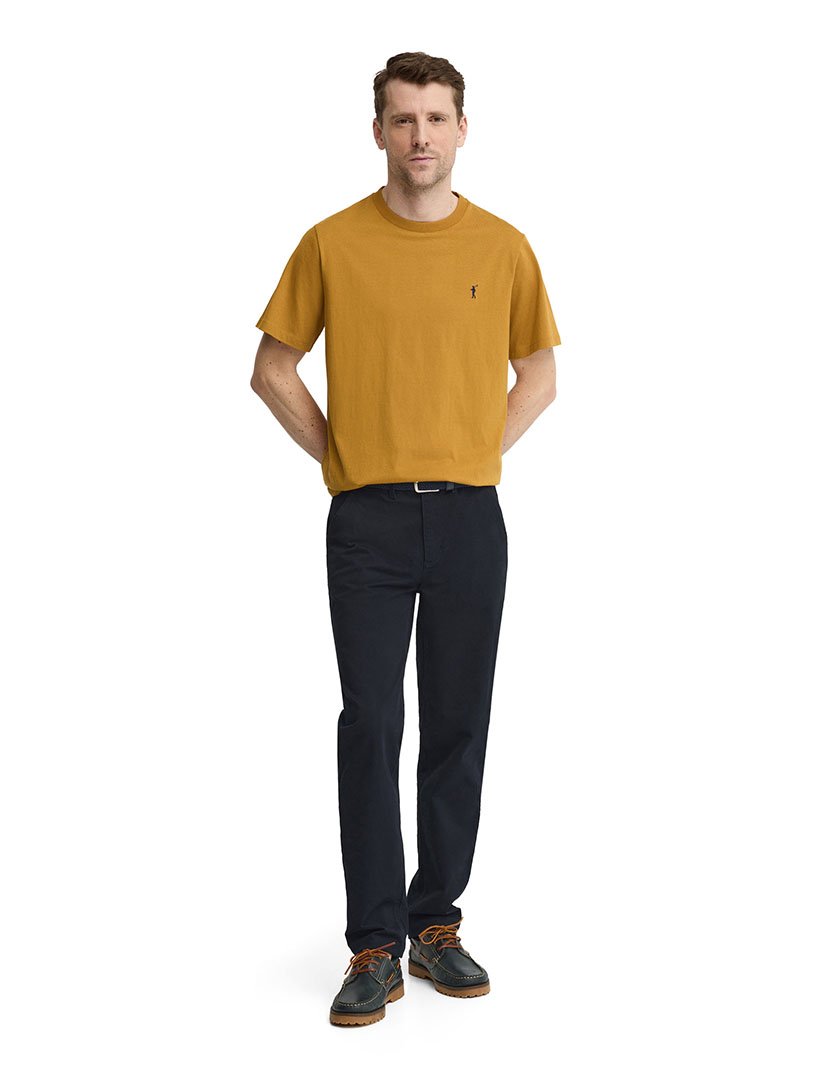 T-Shirt Regular Fit Amarelo Mostarda