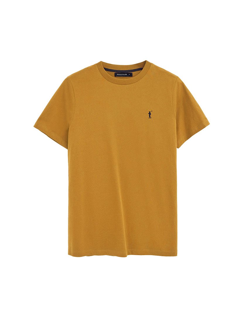 T-Shirt Regular Fit Amarelo Mostarda