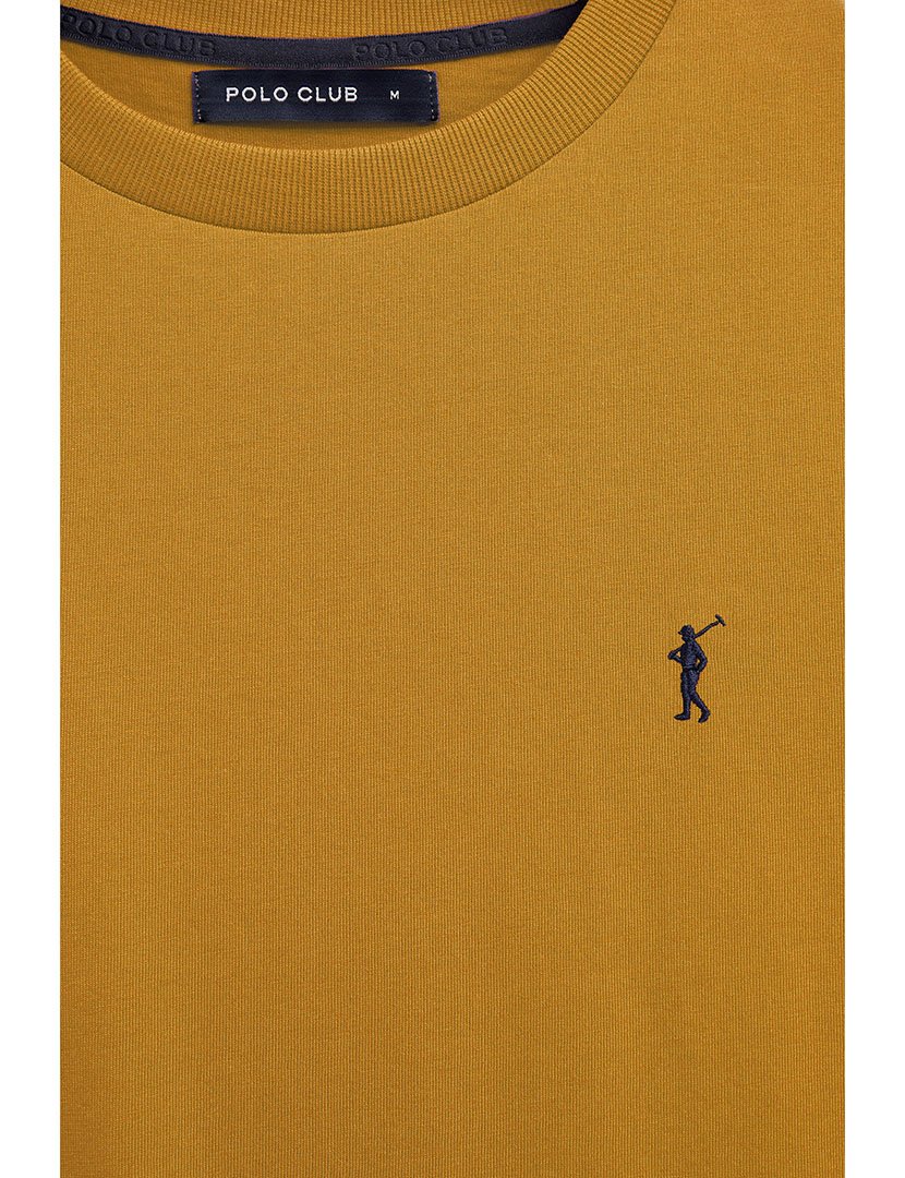 T-Shirt Regular Fit Amarelo Mostarda