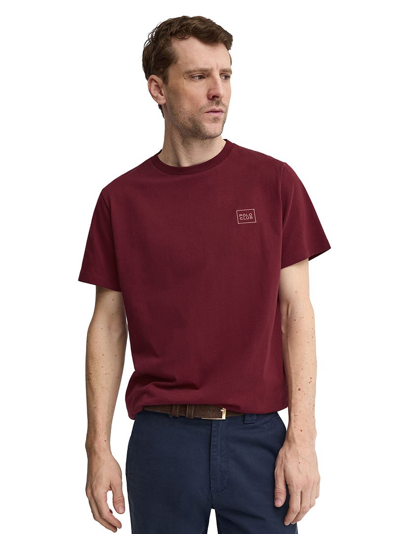 T-Shirt Amari Regular Fit Bordô