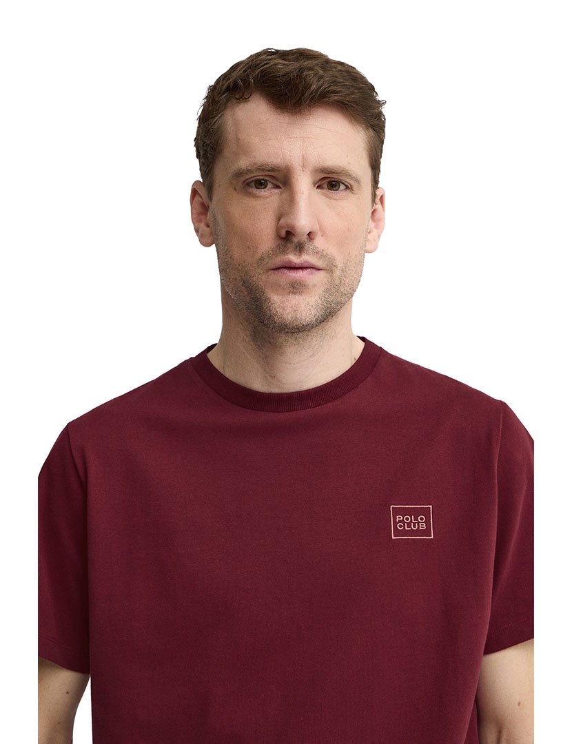 T-Shirt Amari Regular Fit Bordô