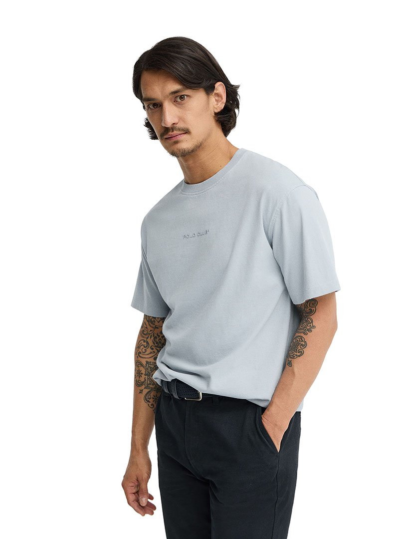 T-Shirt Relaxed Fit Azul Claro