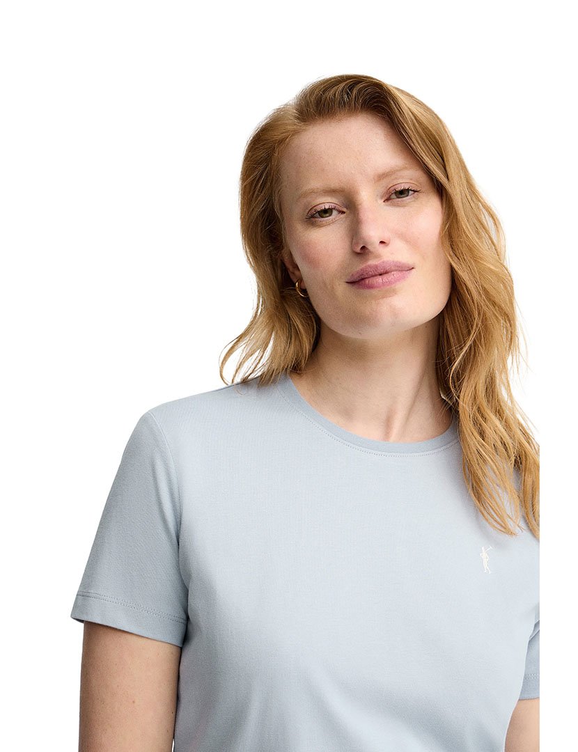 T-Shirt Regular Fit Azul Claro