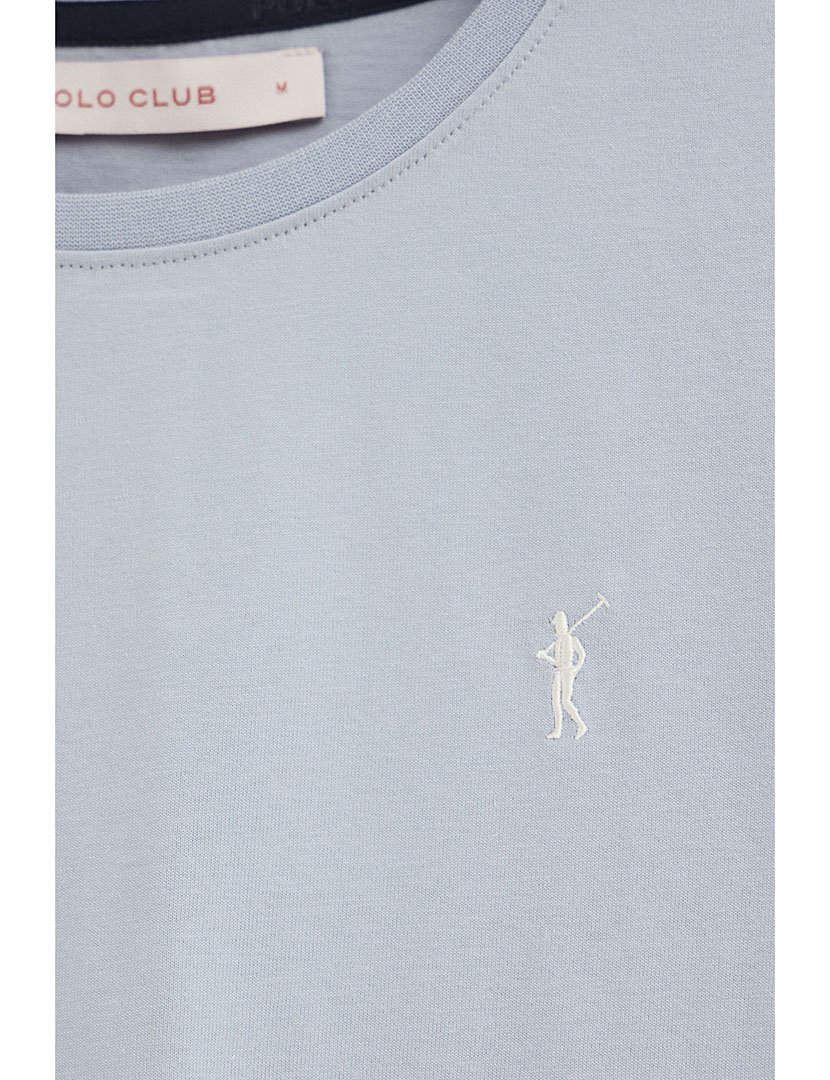 T-Shirt Regular Fit Azul Claro