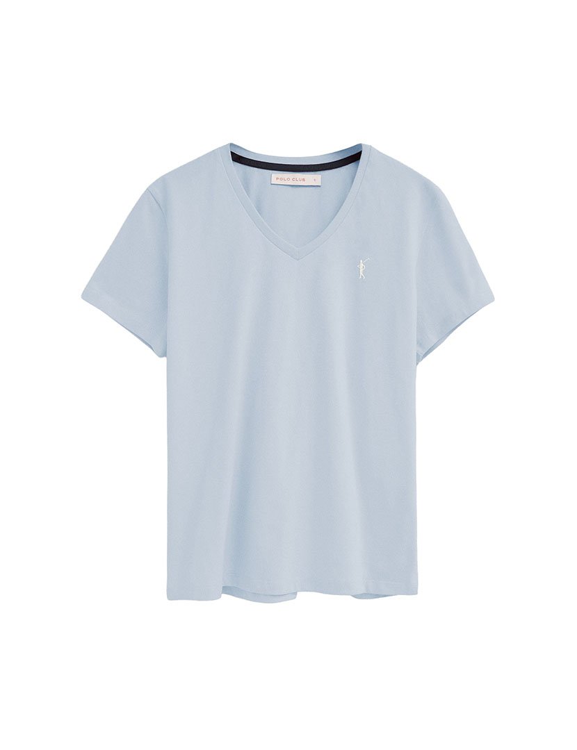 T-Shirt Regular Fit Azul Claro