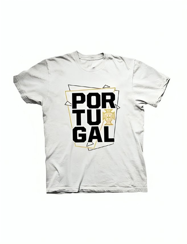 T-Shirt FPF Portugal Branco Kids