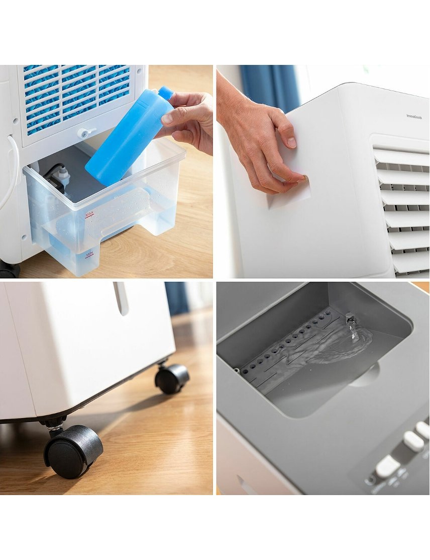 Climatizador por Evaporação Portátil Multifunções 5L 65W