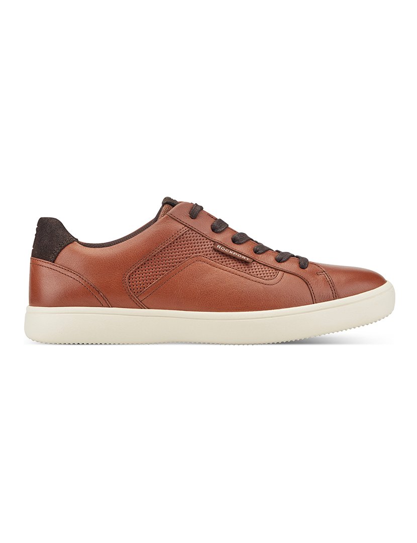 Ténis Collins Casual Lace- Up Castanho