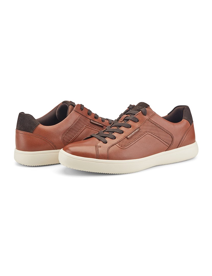Ténis Collins Casual Lace- Up Castanho