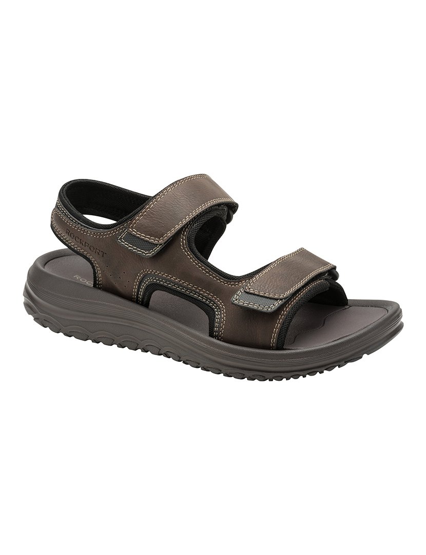 Sandália Hutch Quarter Strap Castanho