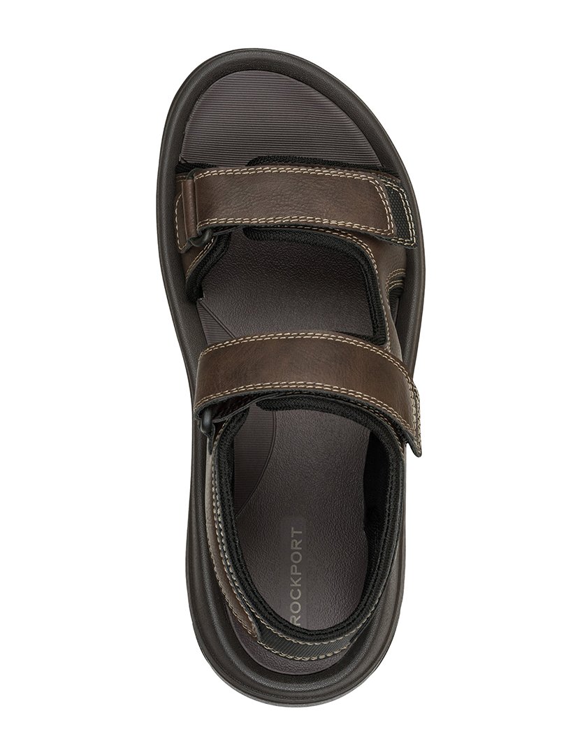 Sandália Hutch Quarter Strap Castanho