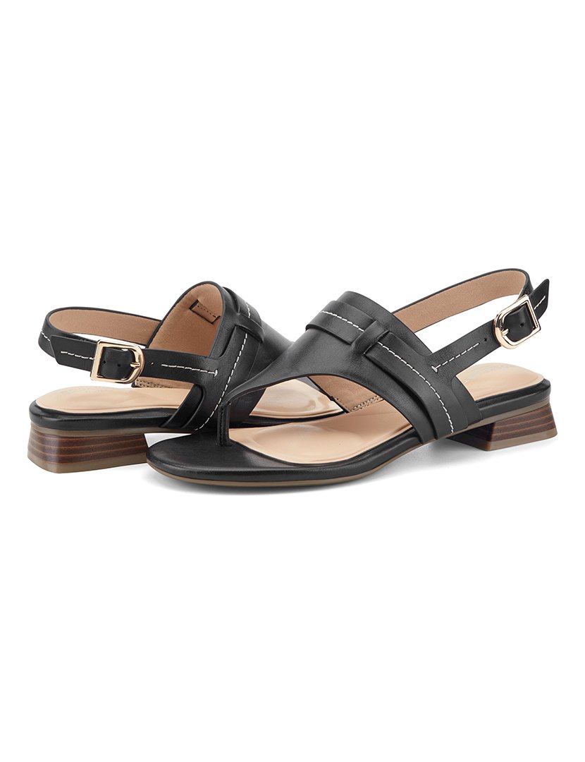 Sandália Ofera Slingback Preto
