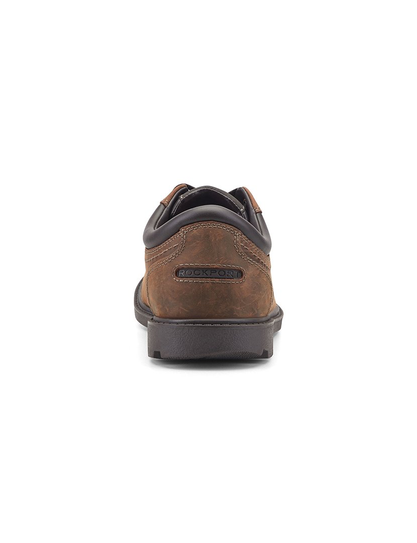 Sapato Oxford Storm Surge Plain Toe Castanho