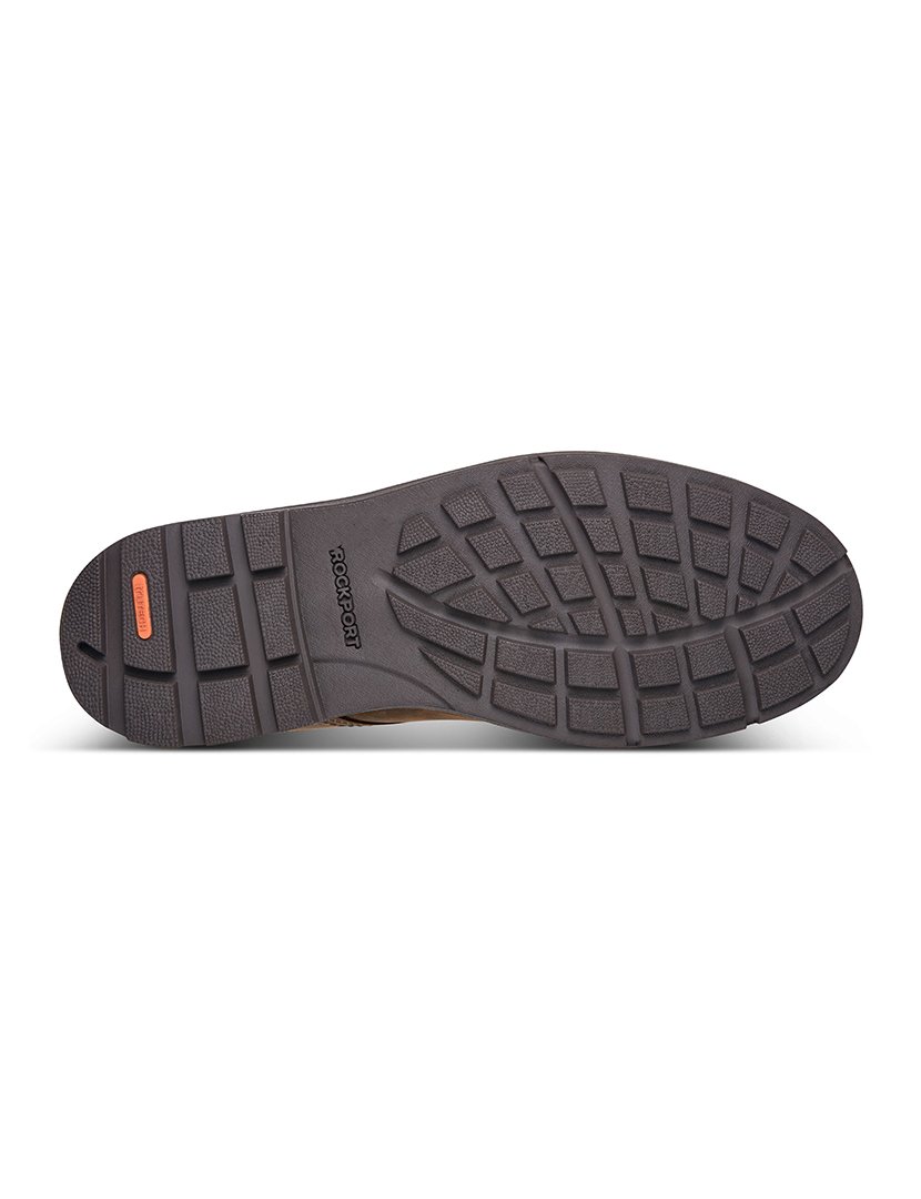 Sapato Oxford Storm Surge Plain Toe Castanho