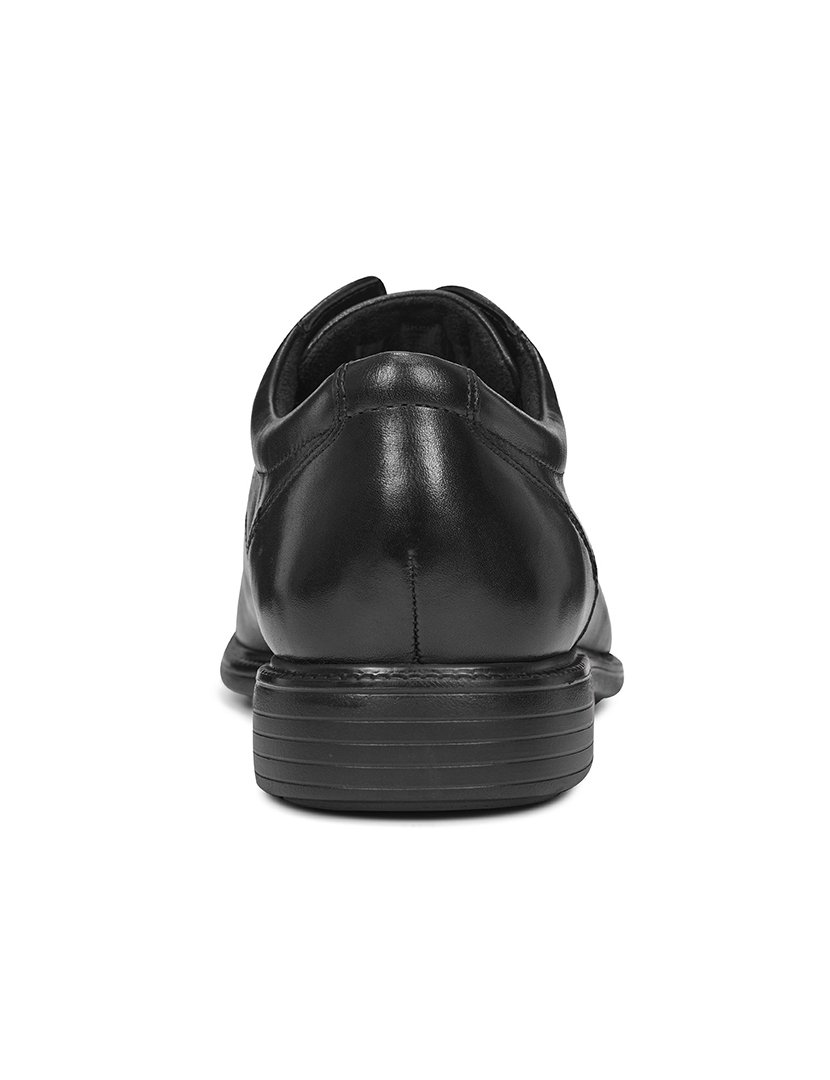 Sapato Charles Road Plain Toe Oxford Preto