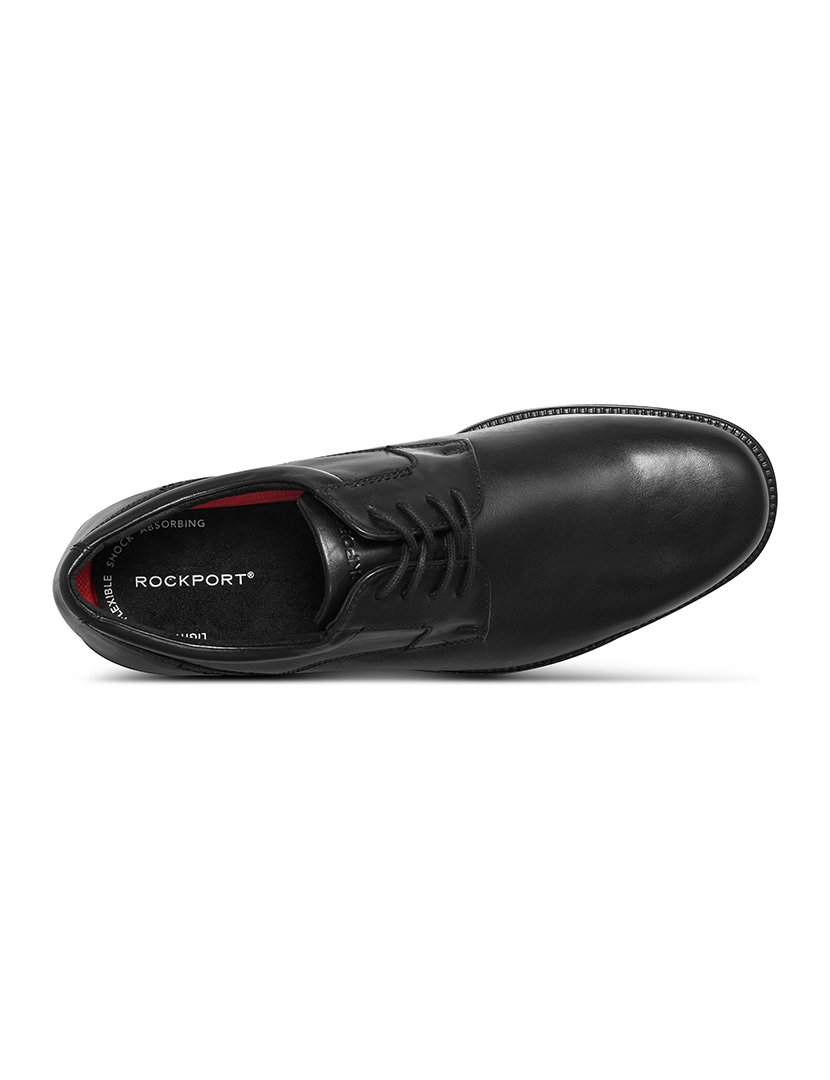 Sapato Charles Road Plain Toe Oxford Preto