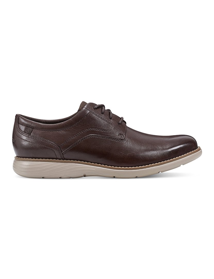 Sapato Garett  Plaintoe Oxford Castanho Escuro