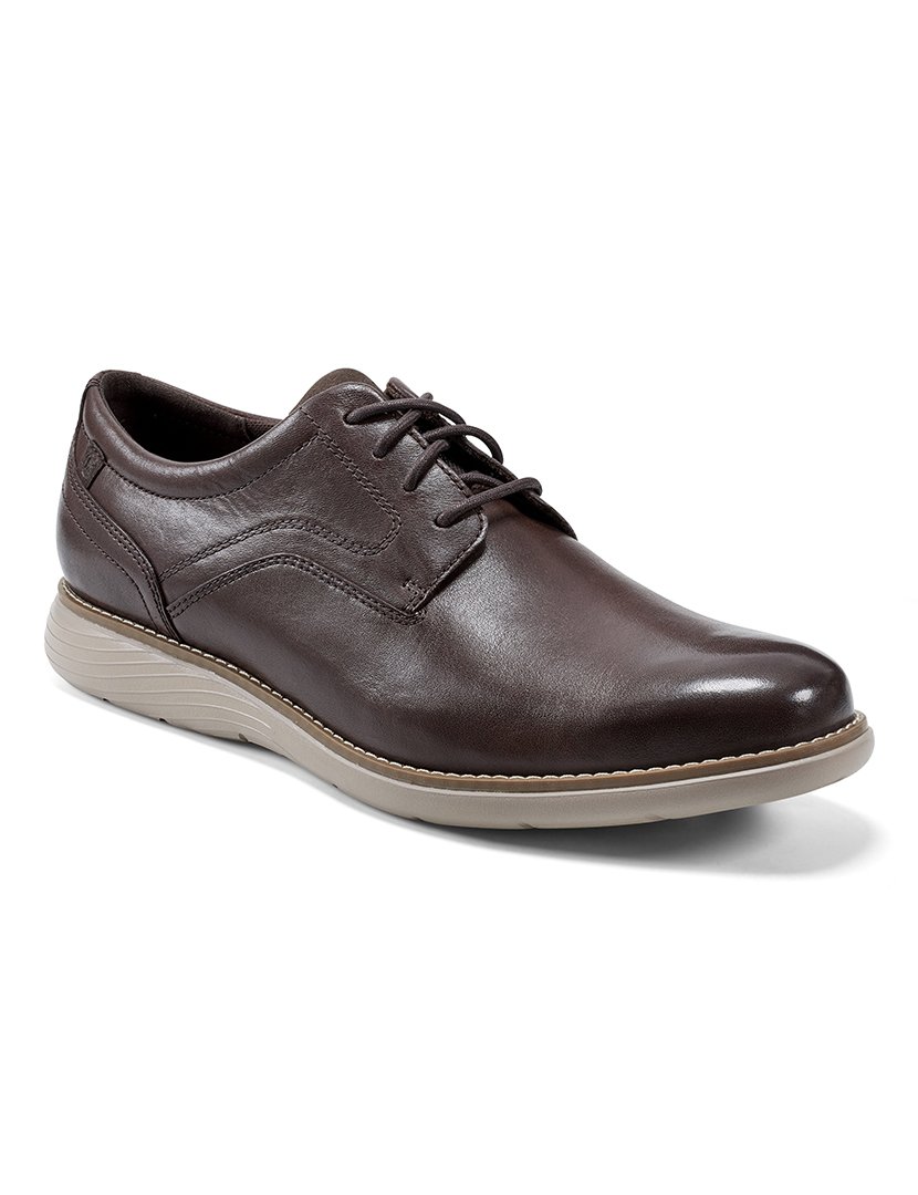 Sapato Garett  Plaintoe Oxford Castanho Escuro