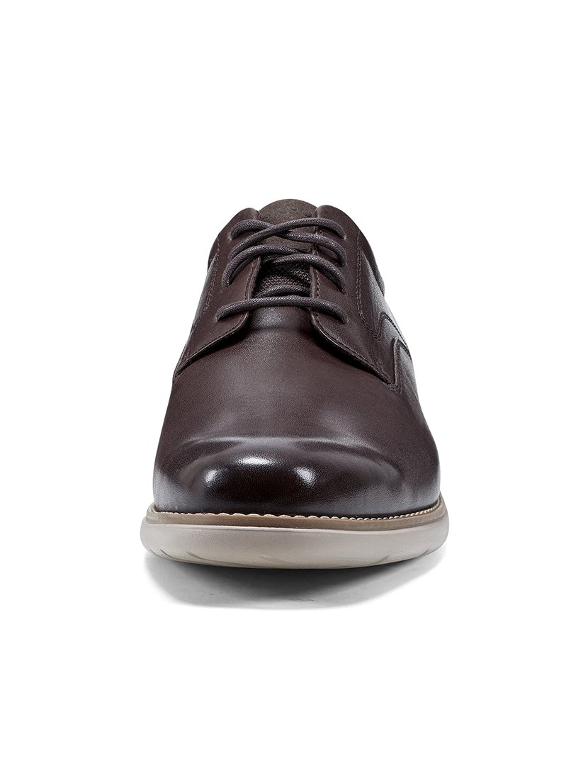 Sapato Garett  Plaintoe Oxford Castanho Escuro