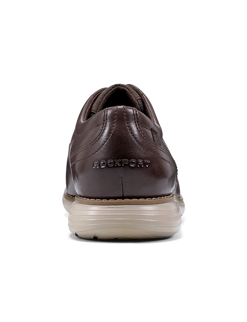 Sapato Garett  Plaintoe Oxford Castanho Escuro