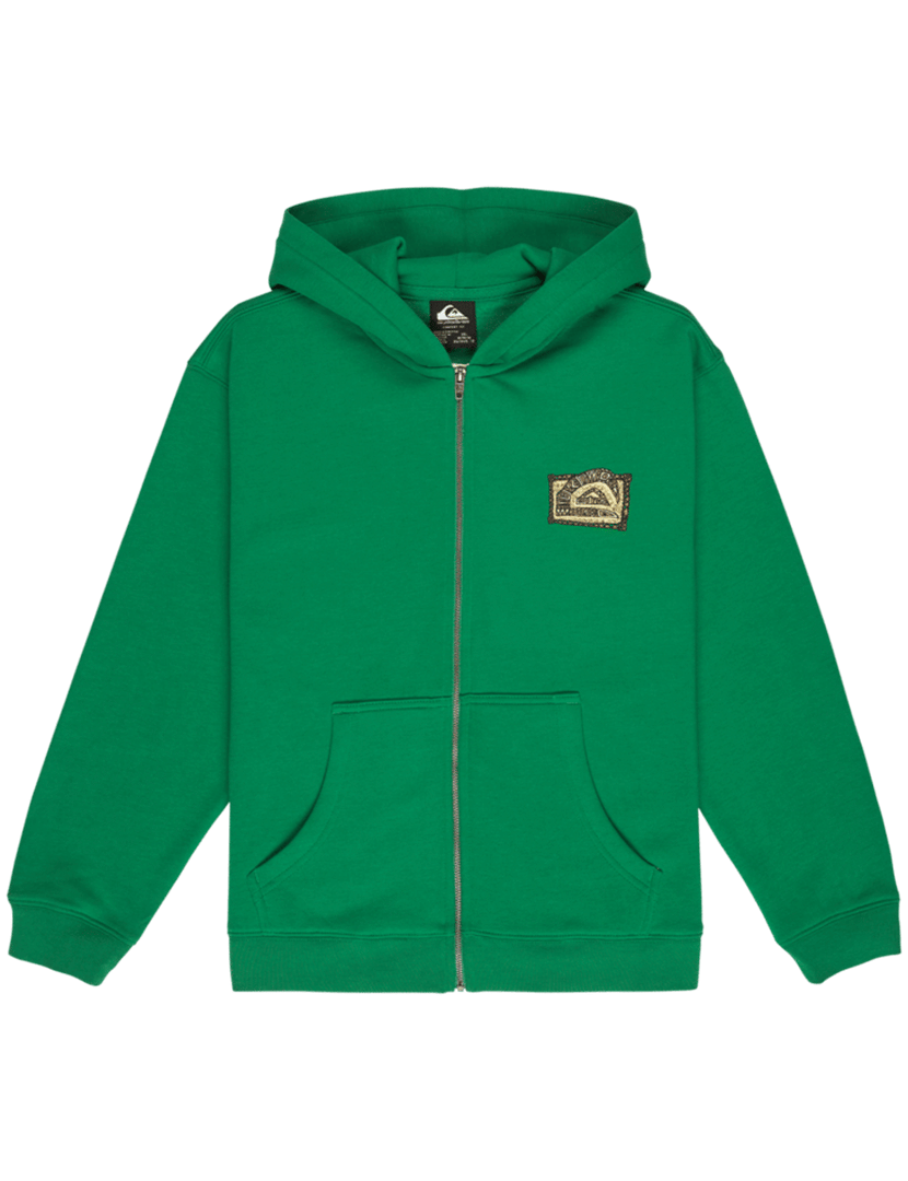 Casaco com fecho Graphic Hero Verde Kids