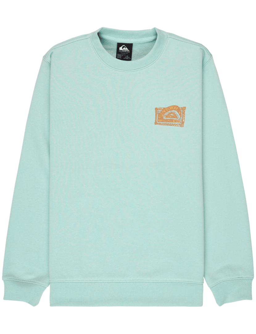 Sweashirt Graphic Crew Azul Kids