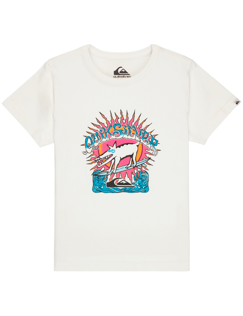 T-Shirt Animal Surfer Branco Kids