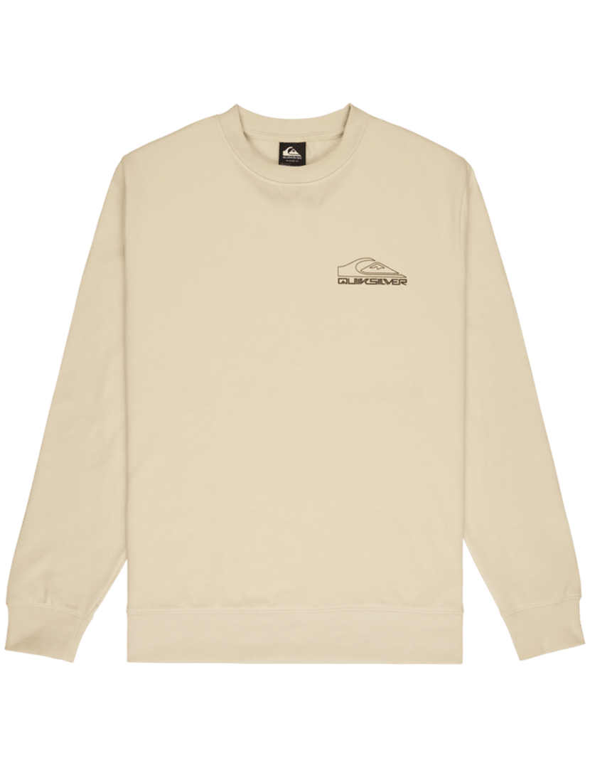 Sweatshirt Basic Graphic Crew Branco