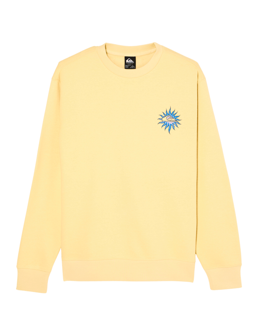 Sweatshirt Salt Water Flow Crew Amarelo
