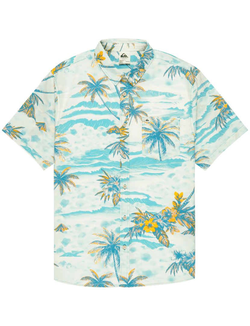Camisa de manga curta Apero Classic Azul