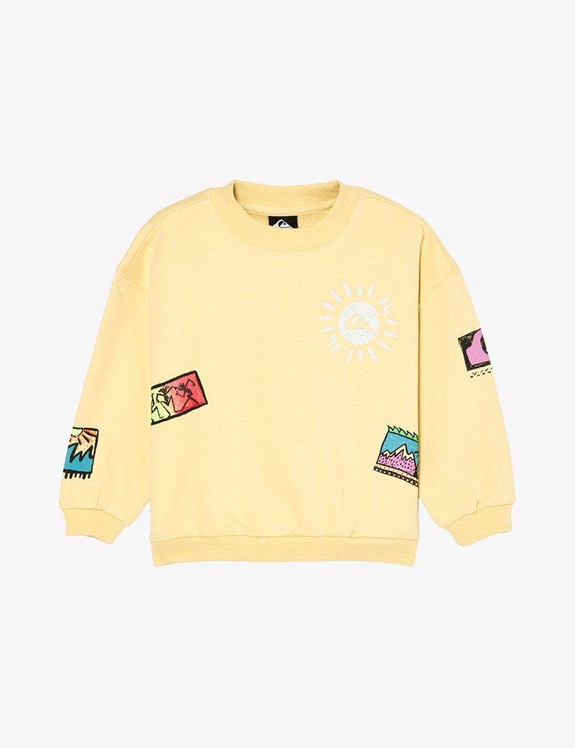 Sweatshirt Hippie Jump Crew Amarelo Kids