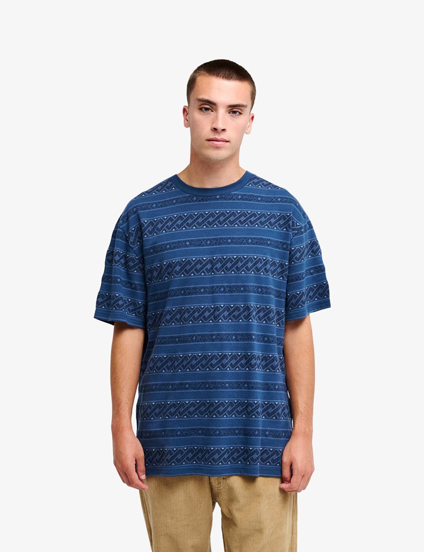 T-Shirt Birdwood Jacquard Azul