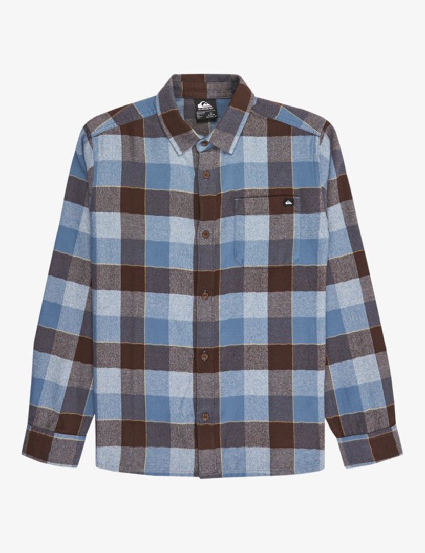 Camisa de manga comprida Motherfly Plaid Kids
