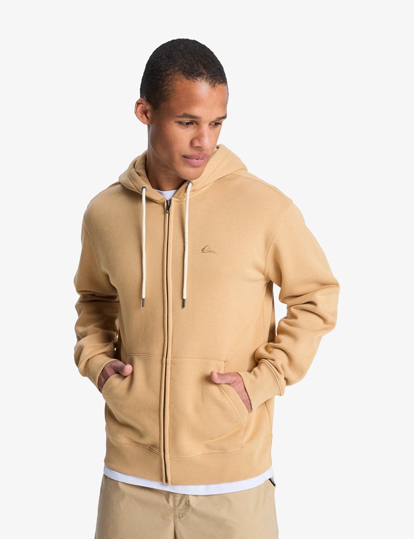 Sweatshirt com fecho Salt Water Castanho