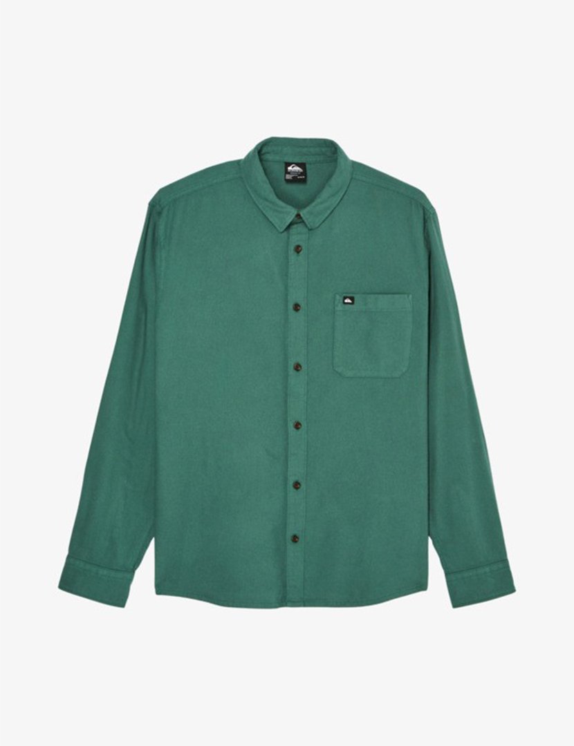 Camisa de manga comprida Motherfly Plaid Verde